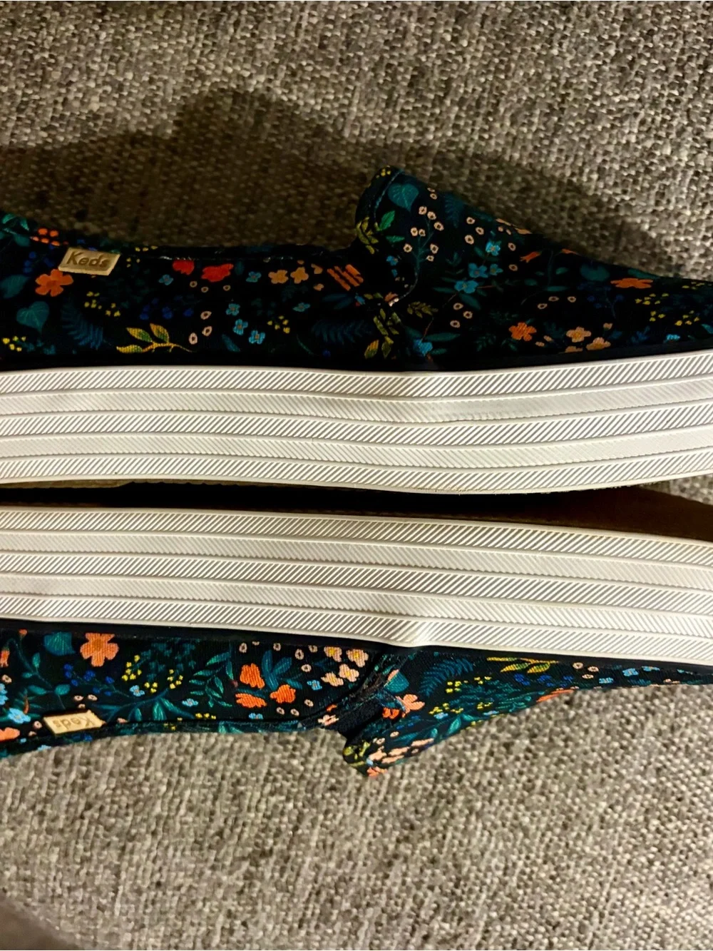 Keds Rifle Paper Women's Slip-On Floral Canvas Sneakers